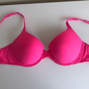 34D PINK Push-Up Bra